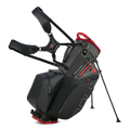 Aqua Hybrid 4 Stand Bag Black/Charcoal/Red