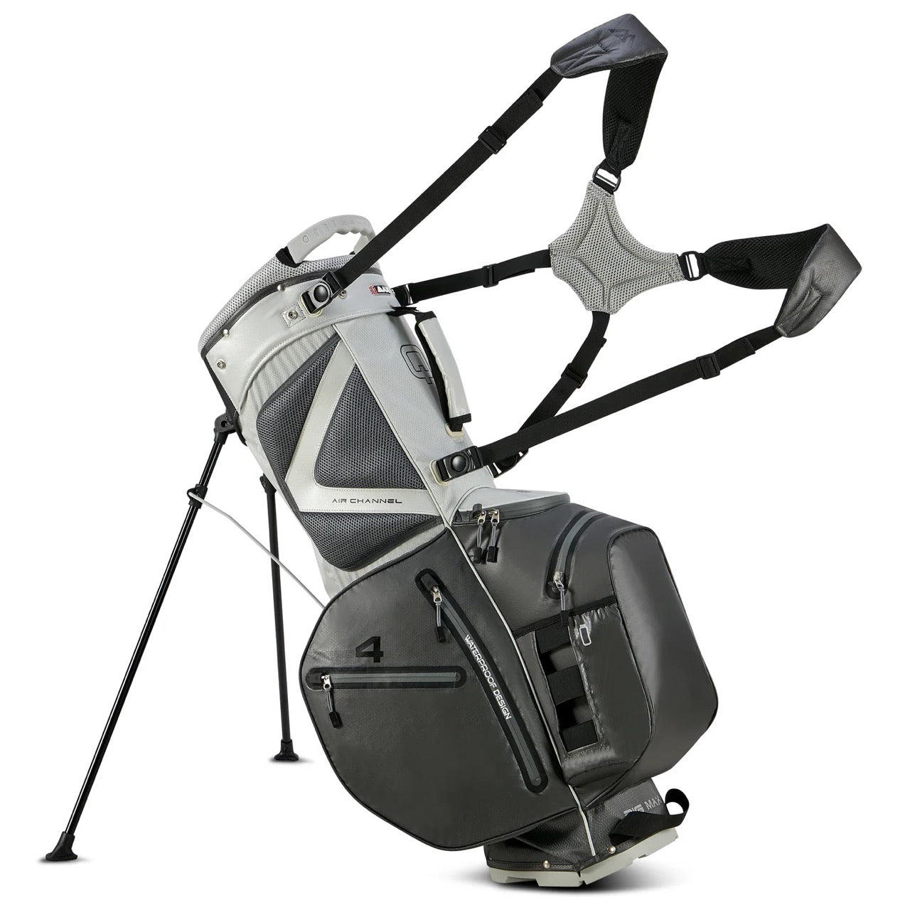 Aqua Hybrid 4 Standbag Grau/Schwarz