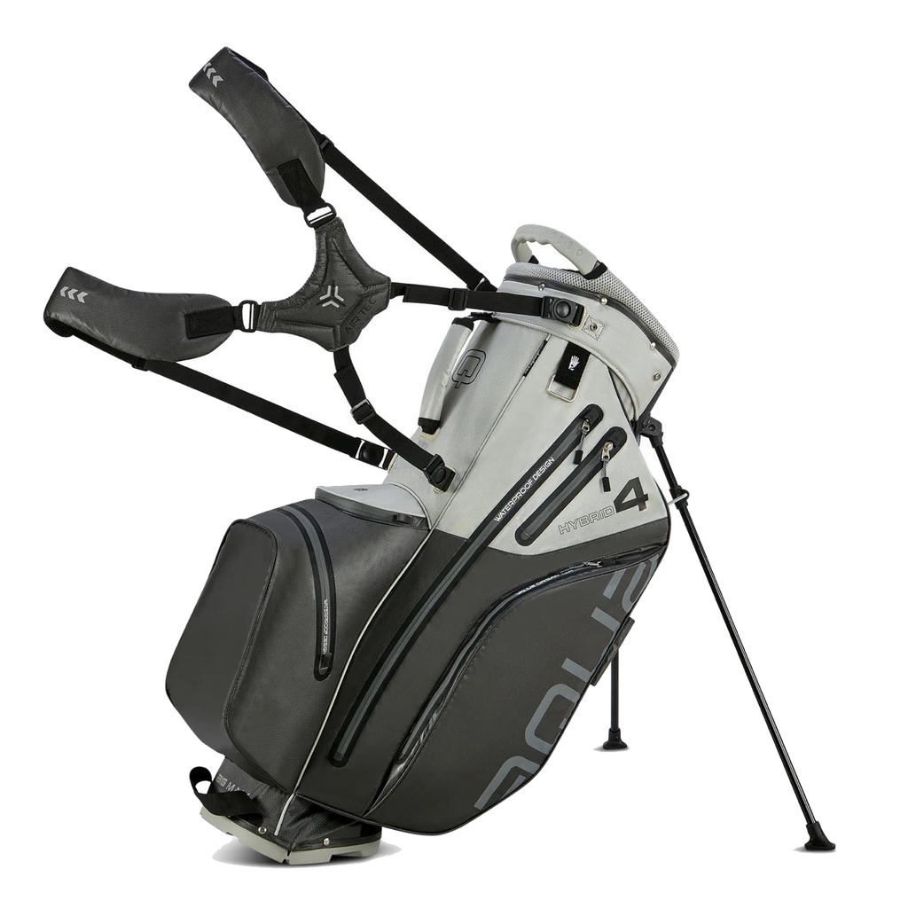 Aqua Hybrid 4 Stand Bag Grey/Black