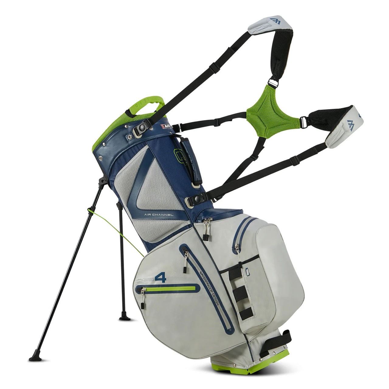 Aqua Hybrid 4 Standbag Grau/Navy