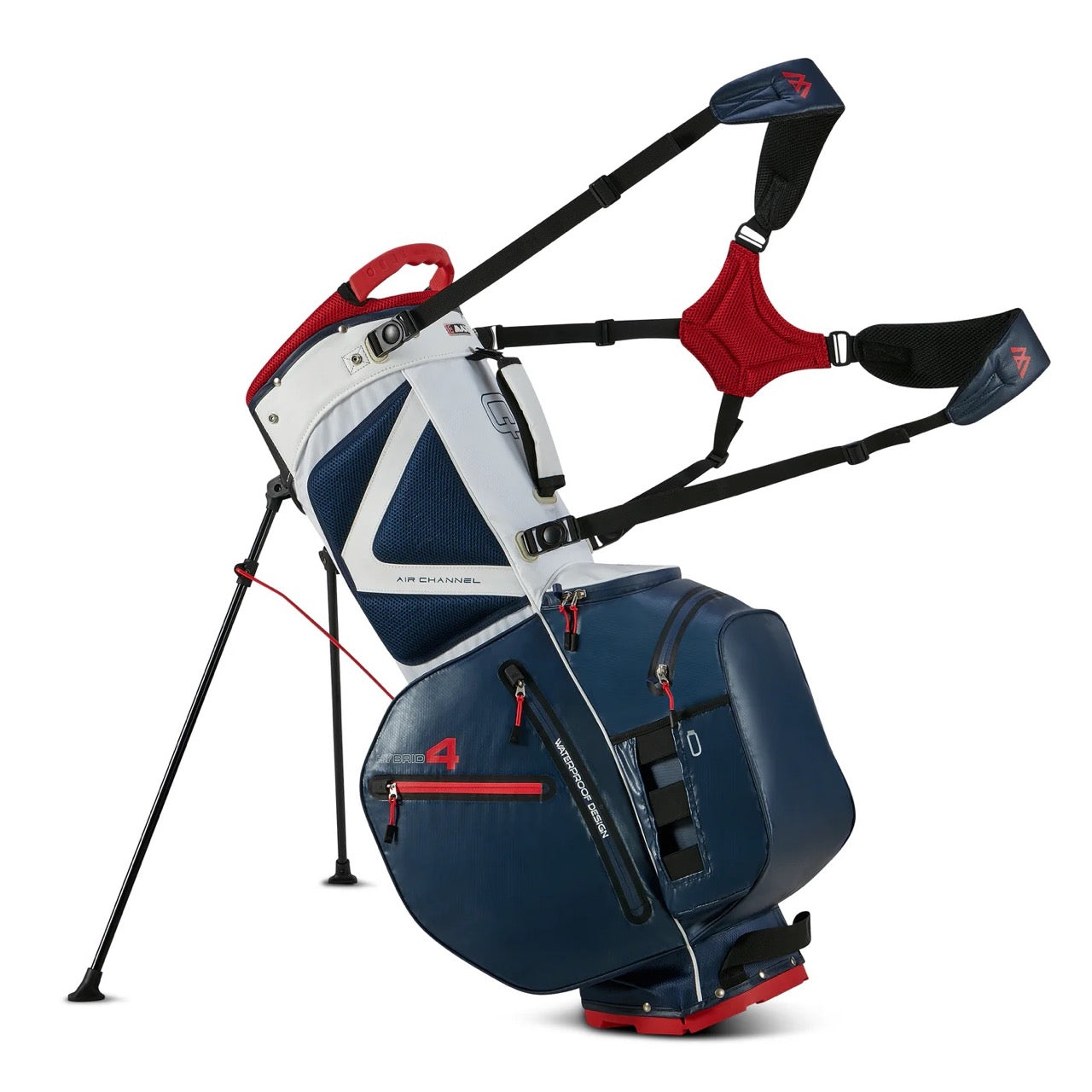 Aqua Hybrid 4 Stand Bag Navy