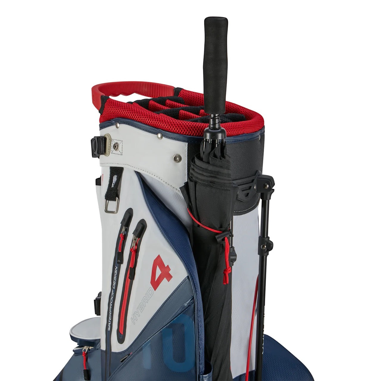 Aqua Hybrid 4 Standbag Navy/Weiss/Rot