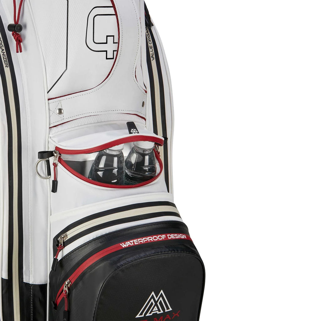 Aqua Sport 4 Cartbag Weiss/Schwarz/Merlot