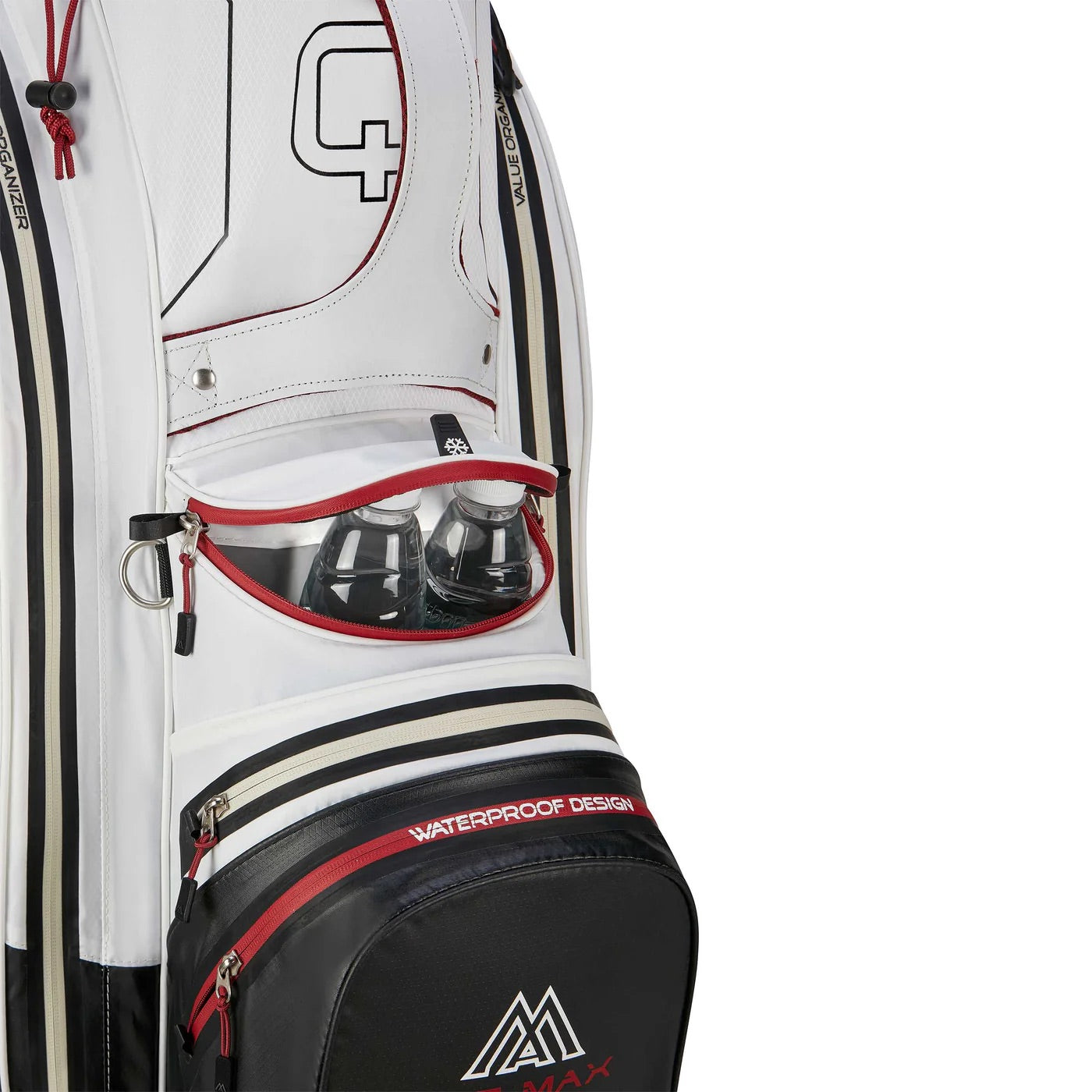 Aqua Sport 4 Cartbag Weiss/Schwarz/Merlot