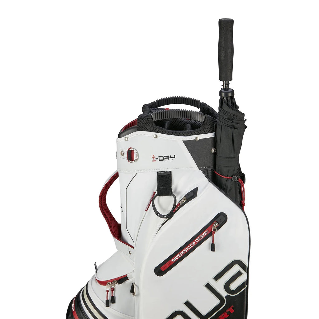 Aqua Sport 4 Cartbag Weiss/Schwarz/Merlot
