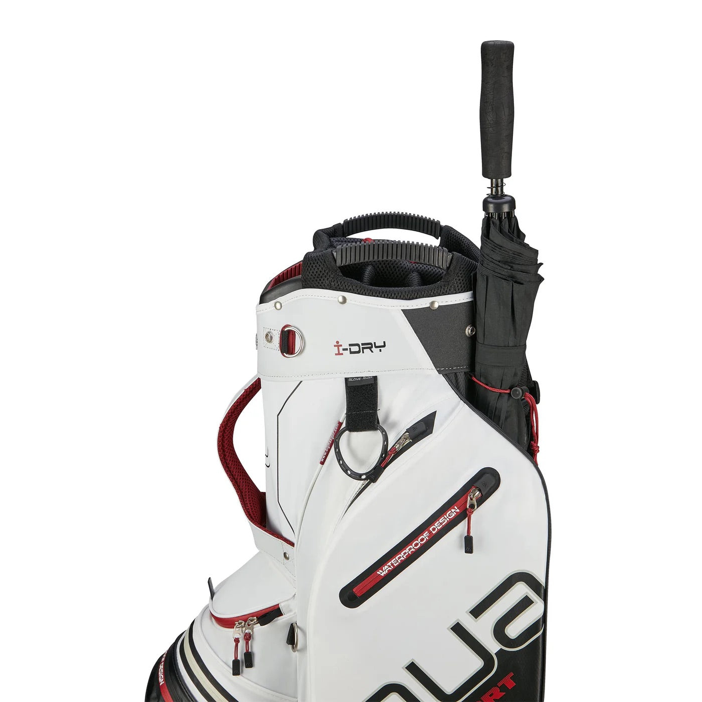 Aqua Sport 4 Cartbag Weiss/Schwarz/Merlot