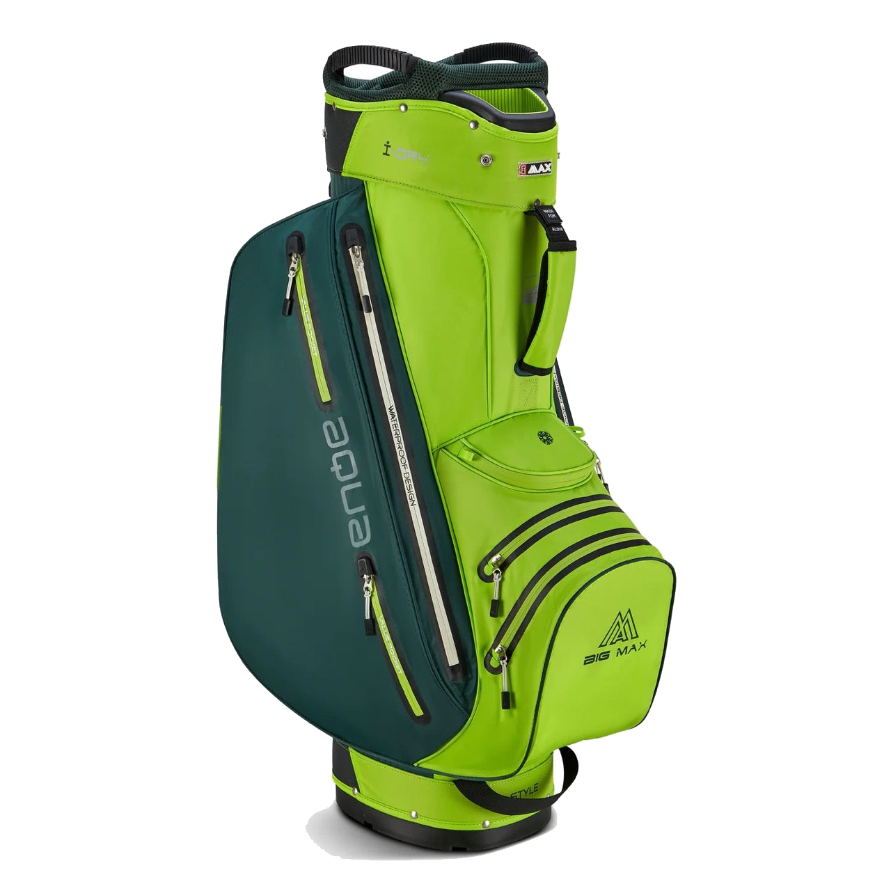 Aqua Style 4 Cart Bag Green