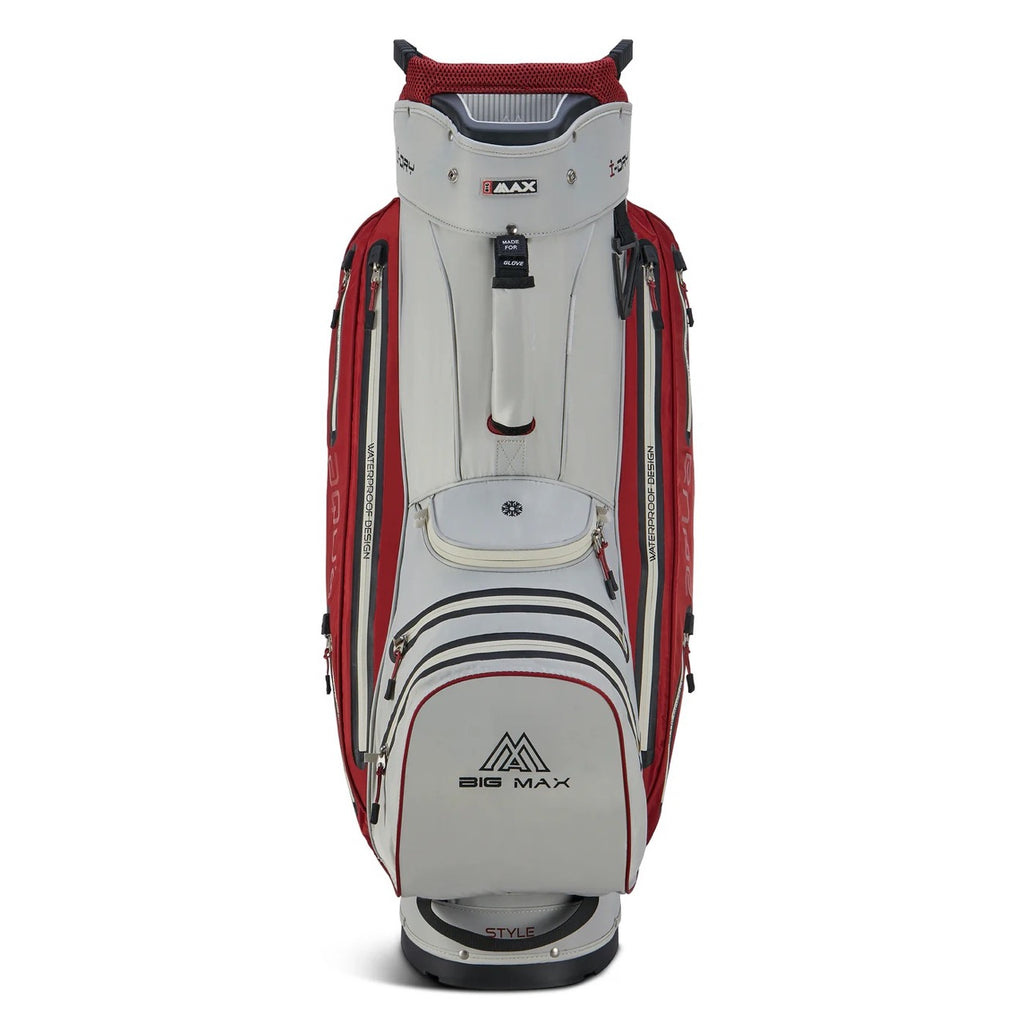 Aqua Style 4 Cart Bag White/Merlot