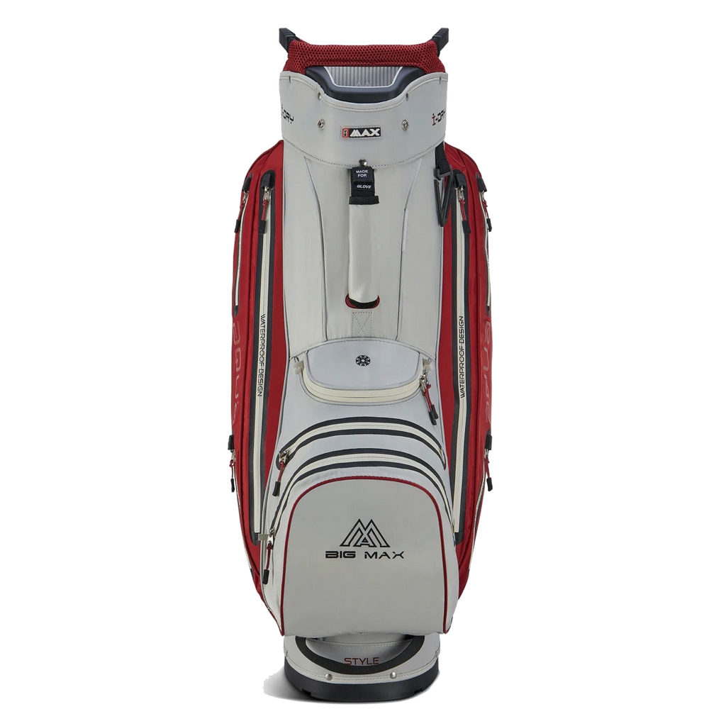 Aqua Style 4 Cartbag Weiss/Merlot