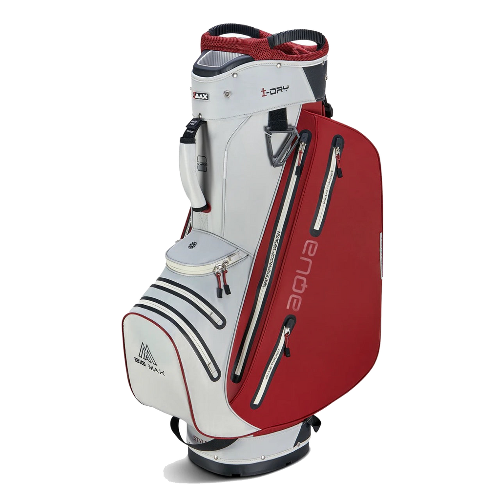 Aqua Style 4 Cartbag Weiss/Merlot