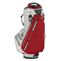Aqua Style 4 Cart Bag White/Merlot