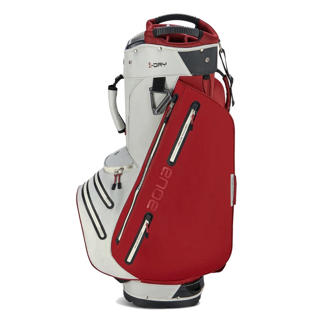 Aqua Style 4 Cartbag Weiss/Merlot