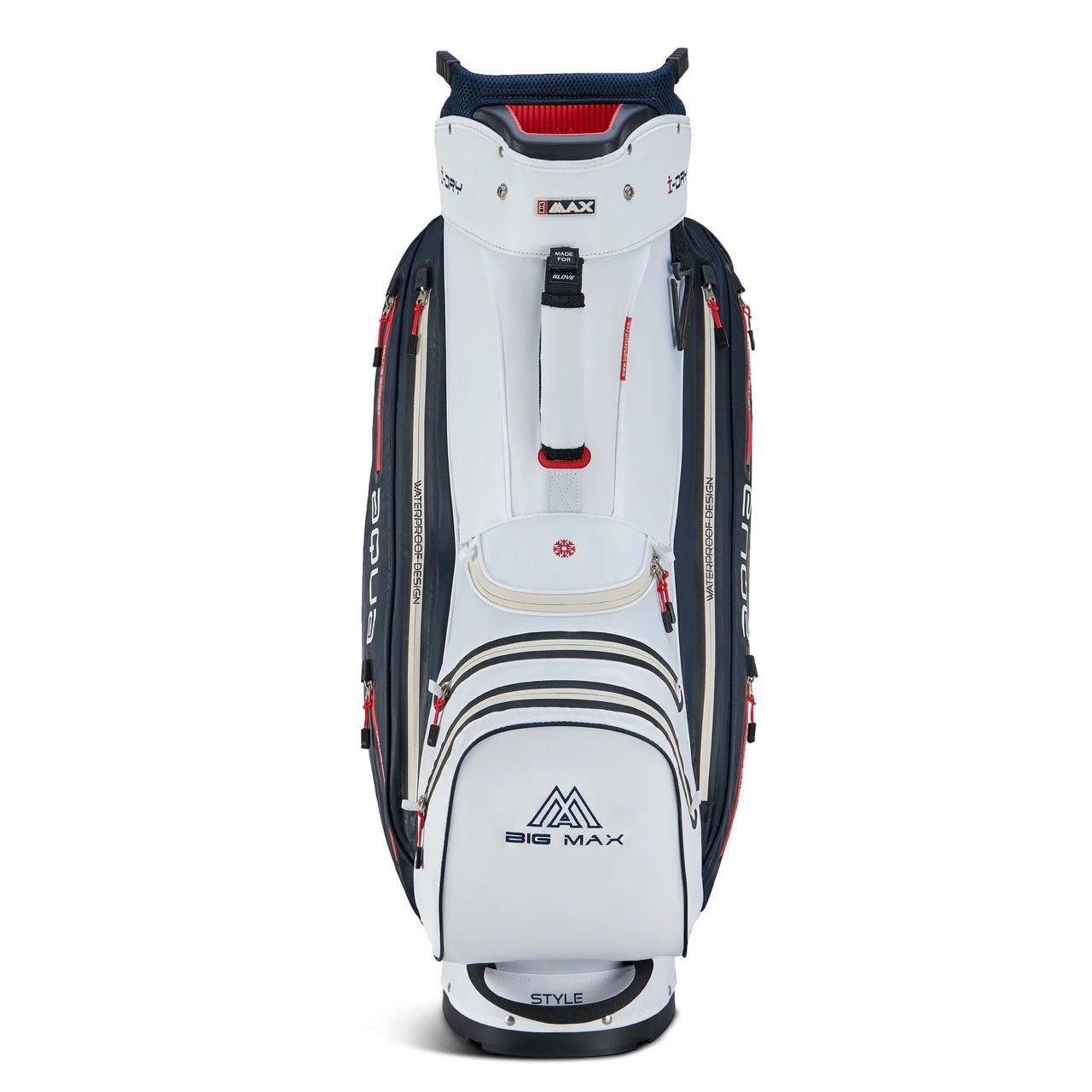 Aqua Style 4 Cartbag Weiss/Navy