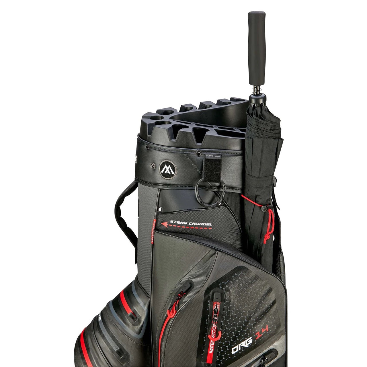 Aqua Silencio 4 Cart Bag Charcoal