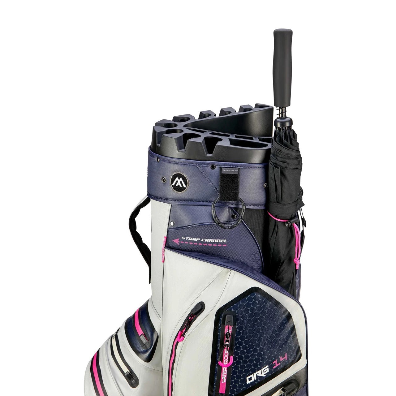 Aqua Silencio 4 Cartbag Navy/Weiss