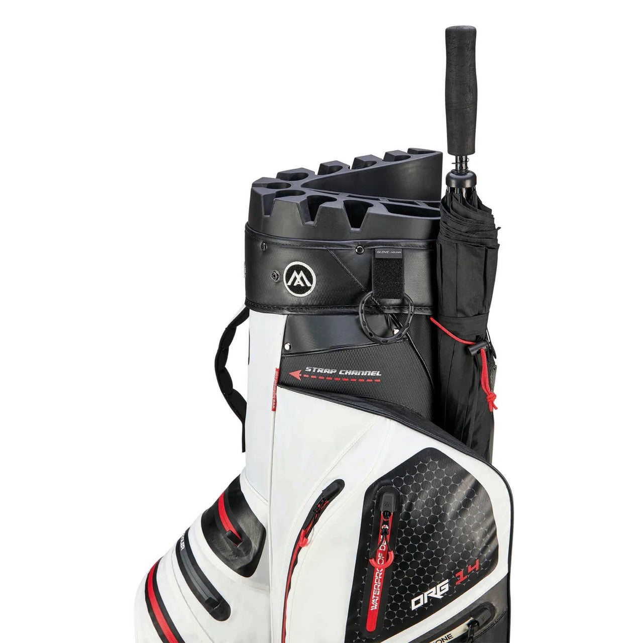 Aqua Silencio 4 cart bag black/white