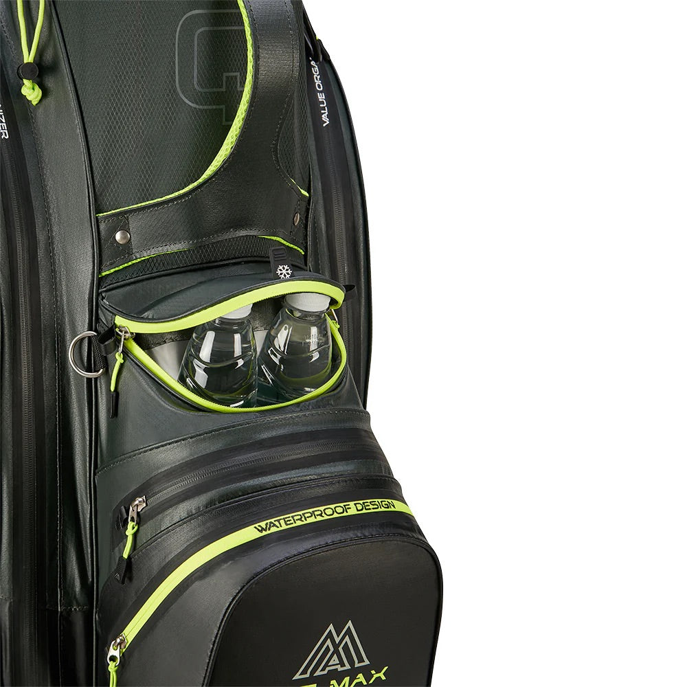 Aqua Sport 4 Cartbag Forest Green/Black/Lime
