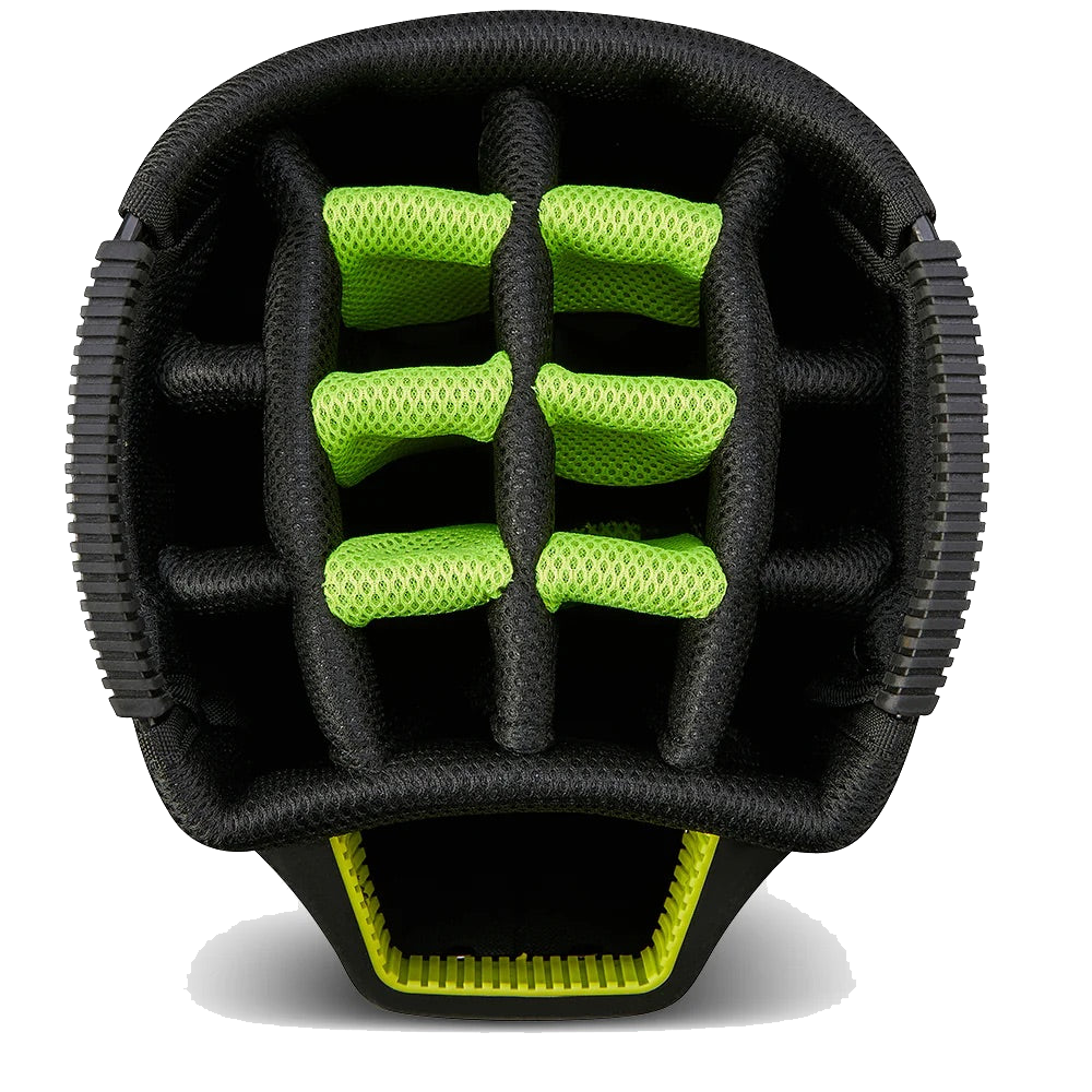 Aqua Sport 4 Cart Bag Forest Green/Black/Lime