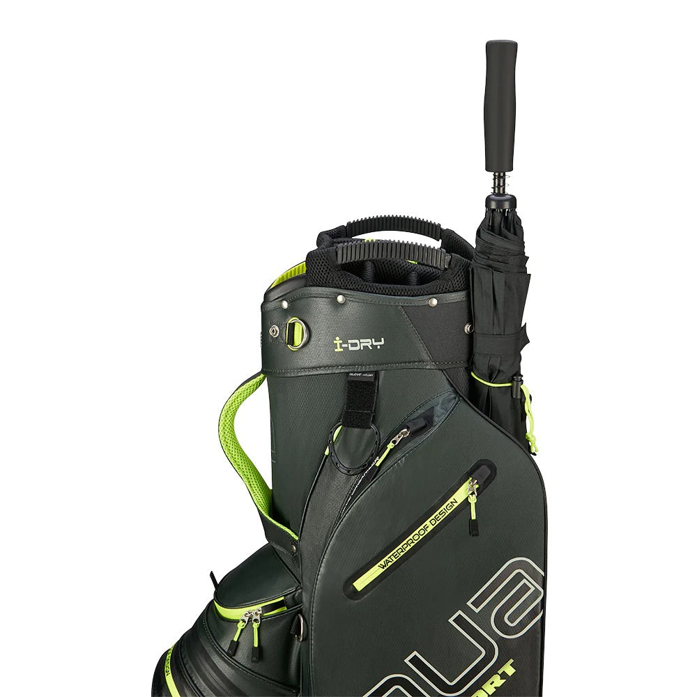 Aqua Sport 4 Cartbag Forest Green/Black/Lime