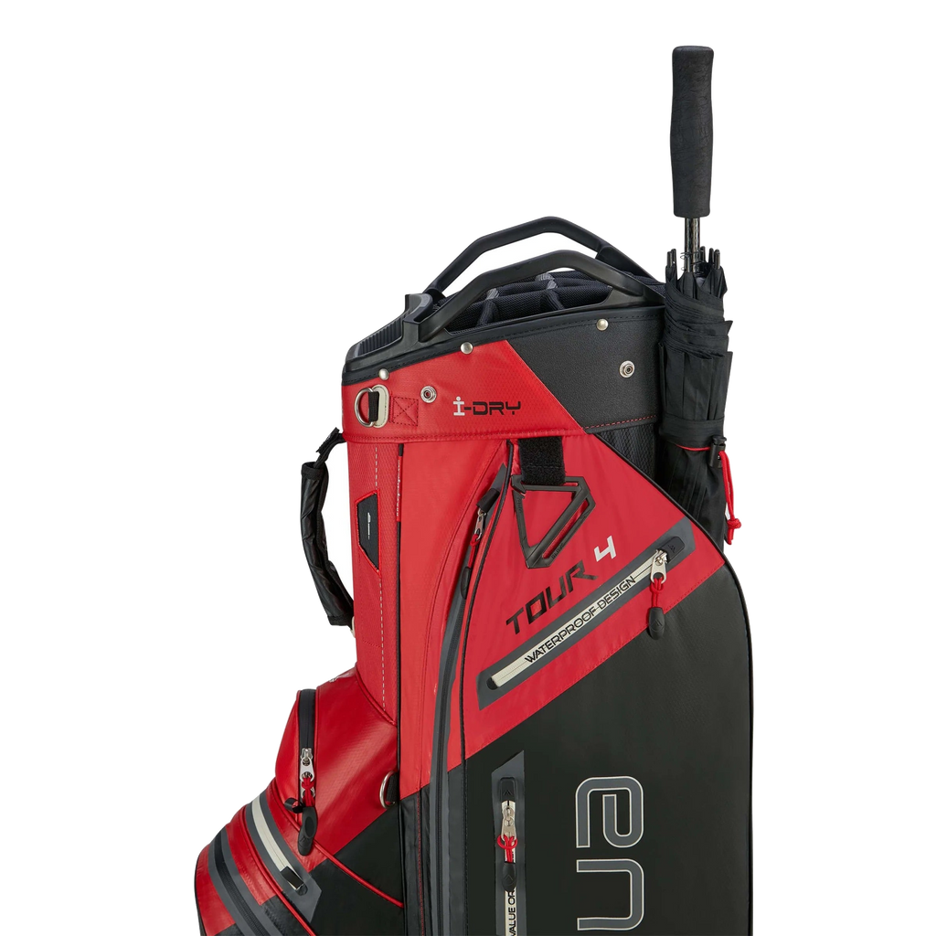 Aqua Tour 4 Cart Bag Red/Black