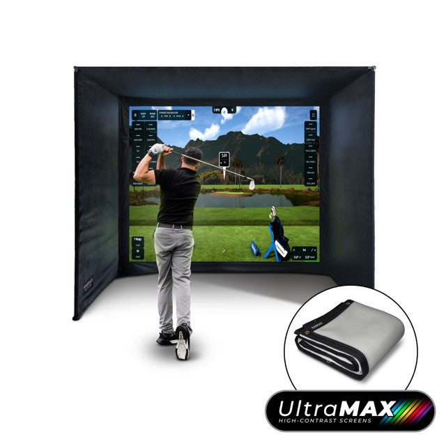 Golfsimulator Enclosure UltraMAX Grau 3 x 2,5 x 1,5 m