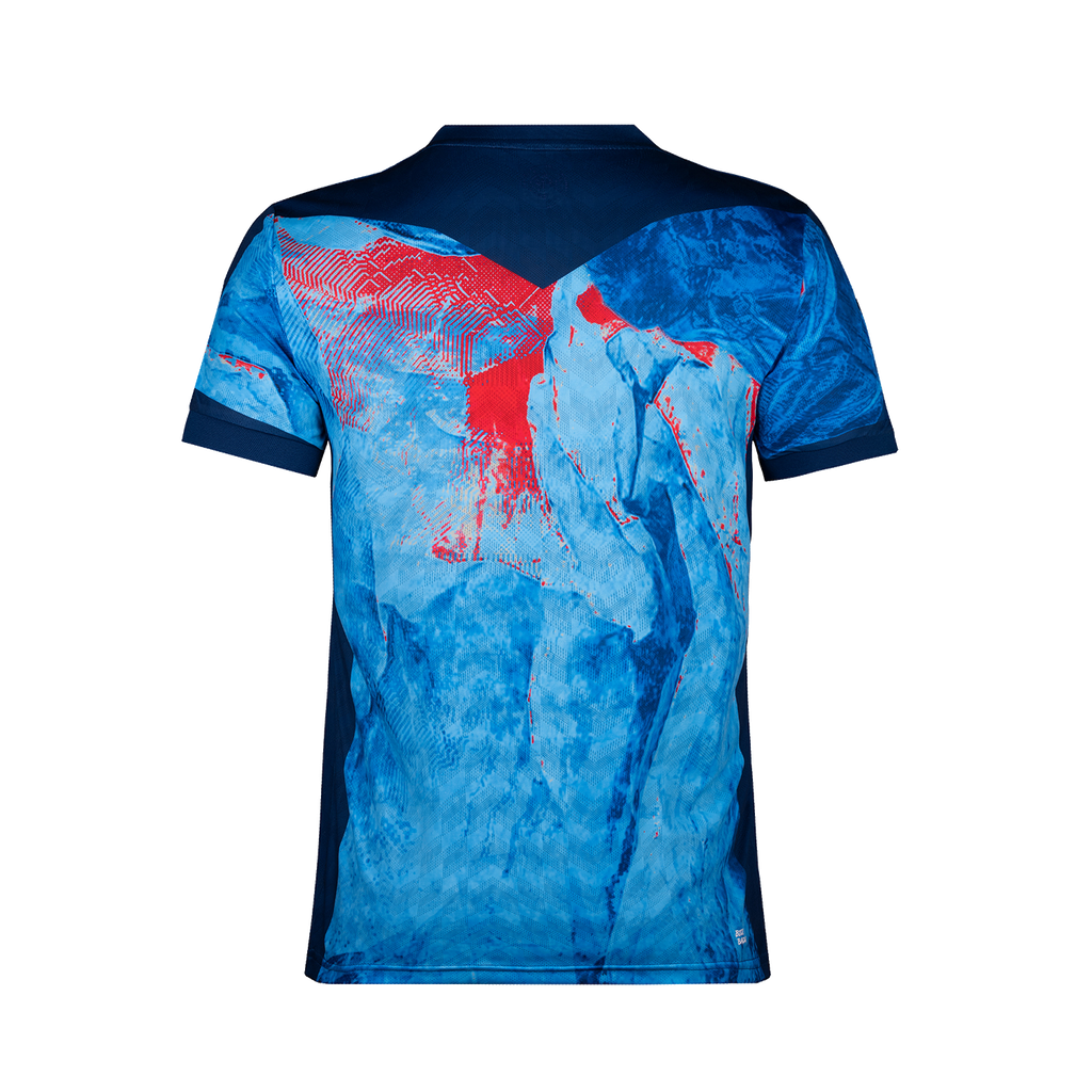 Delani Tech Tee - dunkelblau/aqua