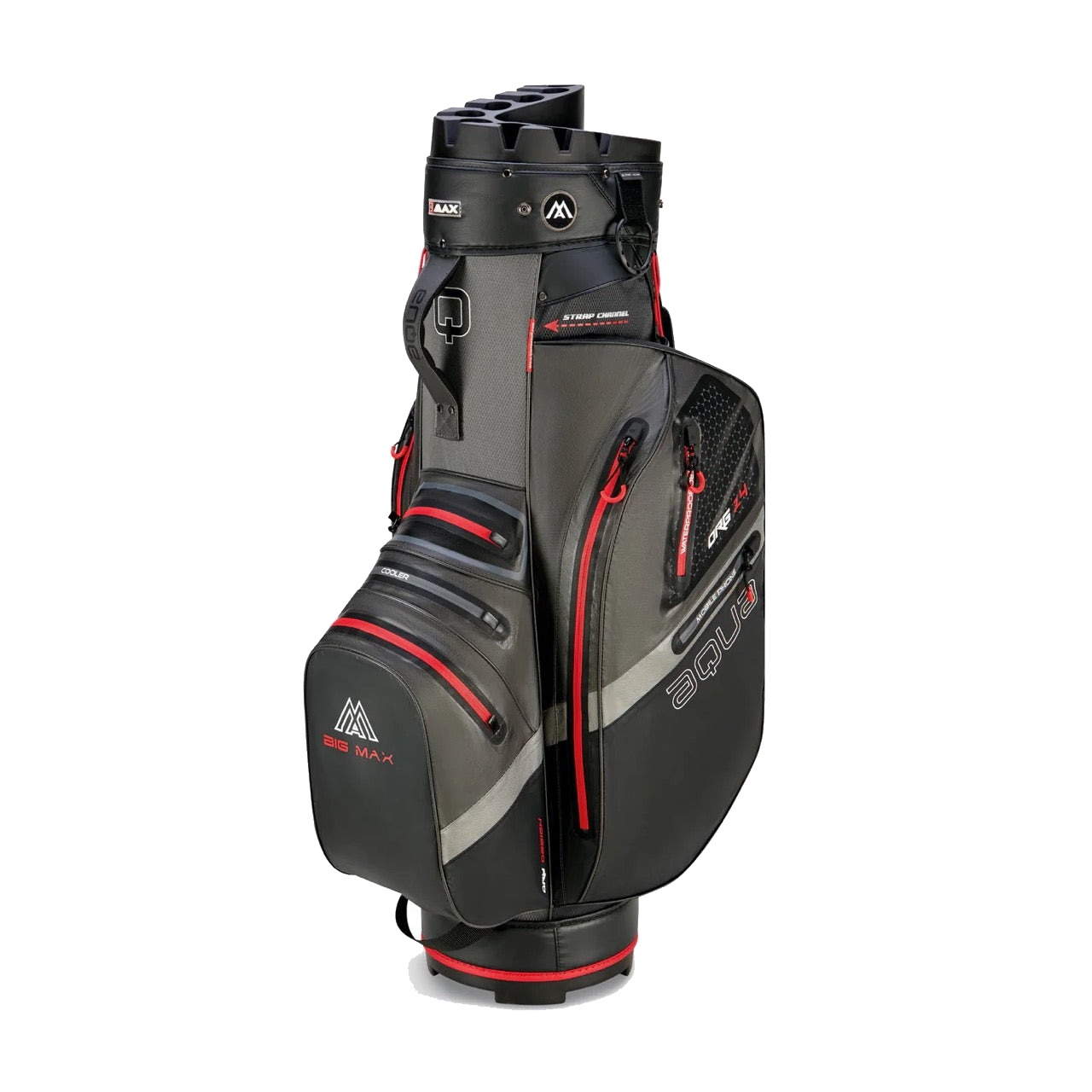 Aqua Silencio 4 Cart Bag Charcoal