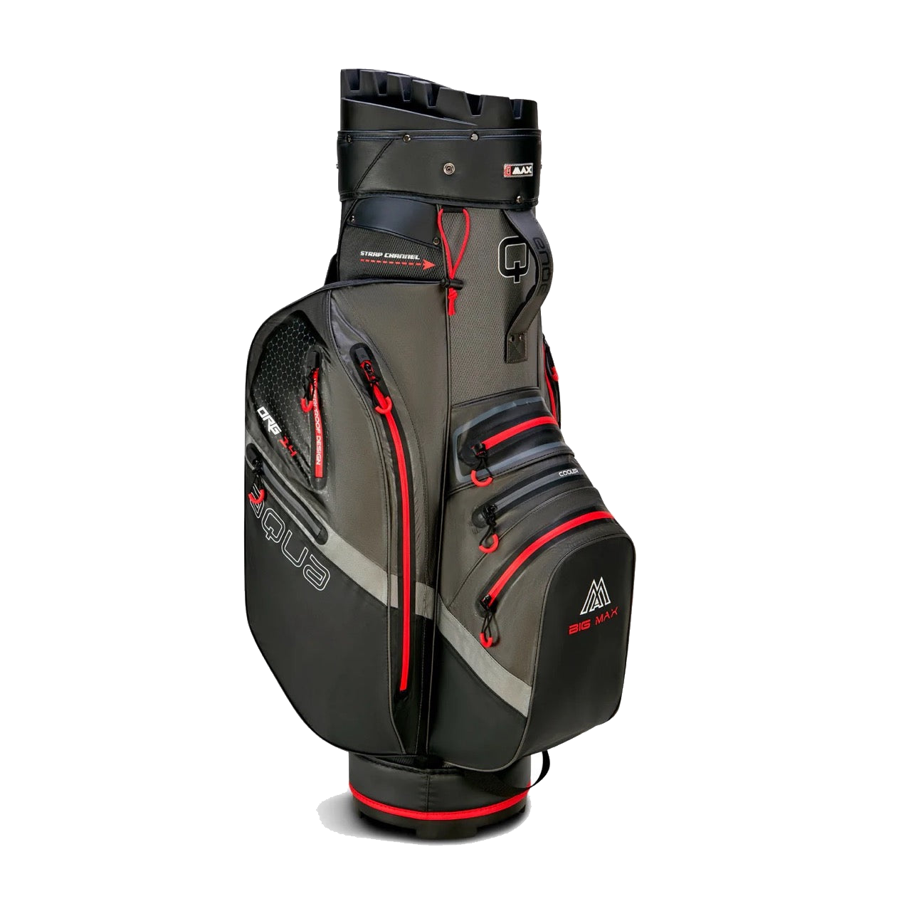 Aqua Silencio 4 Cart Bag Charcoal