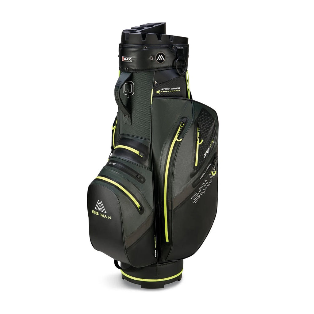 Aqua Silencio 4 Cart Bag Green/Black
