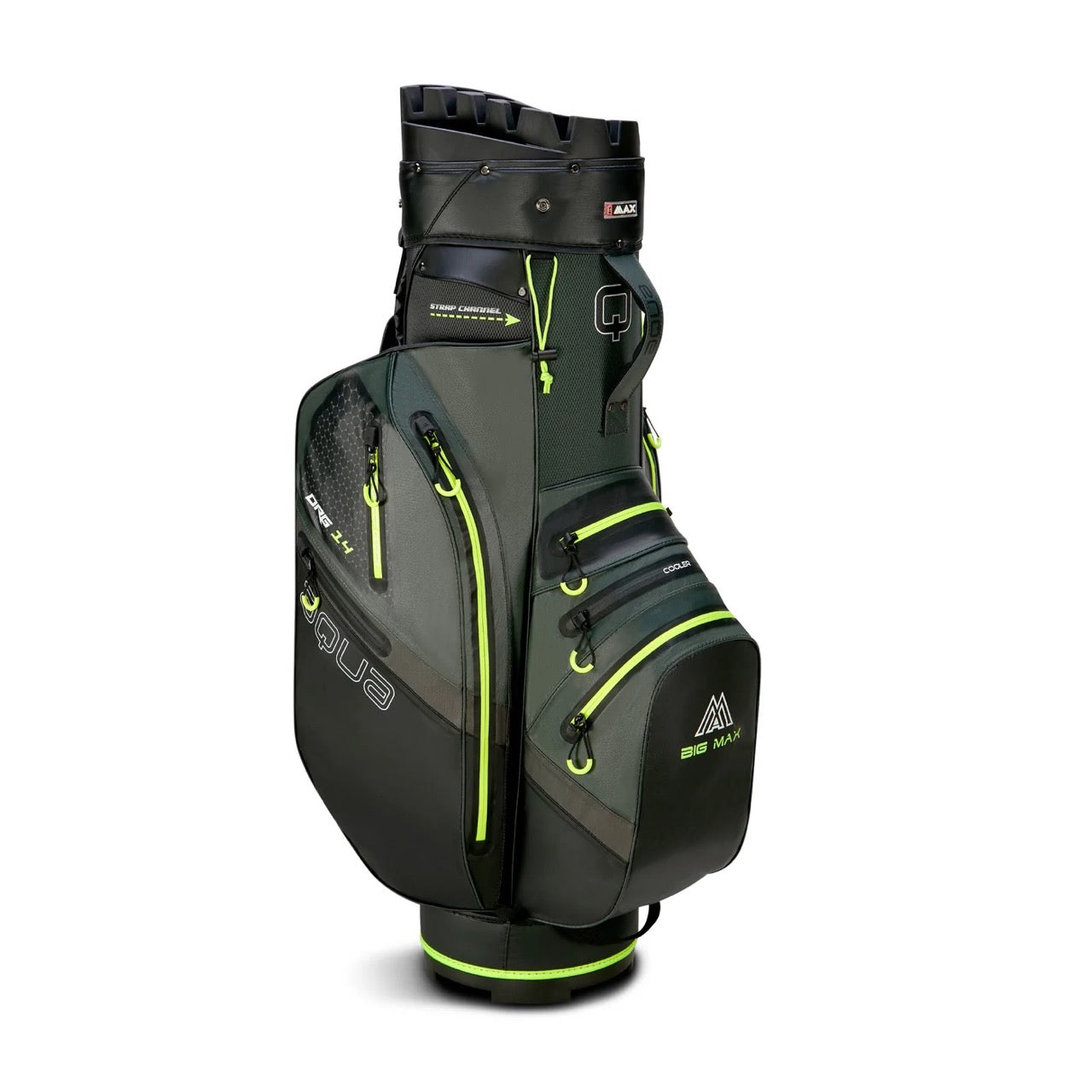 Aqua Silencio 4 Cartbag Grün/Schwarz