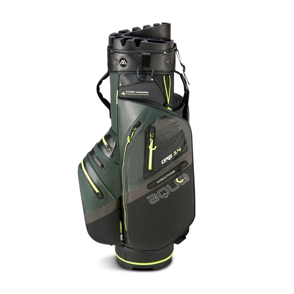 Aqua Silencio 4 Cart Bag Green/Black