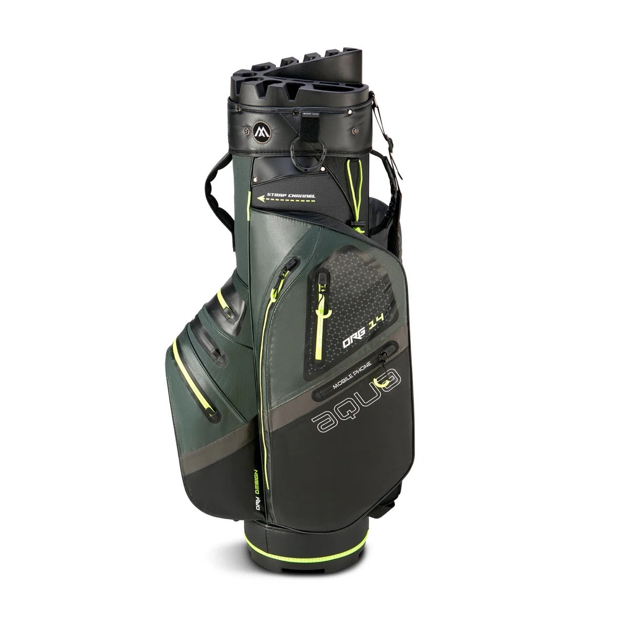 Aqua Silencio 4 Cartbag Grün/Schwarz