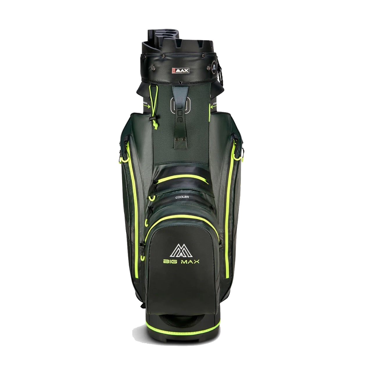 Aqua Silencio 4 Cart Bag Green/Black