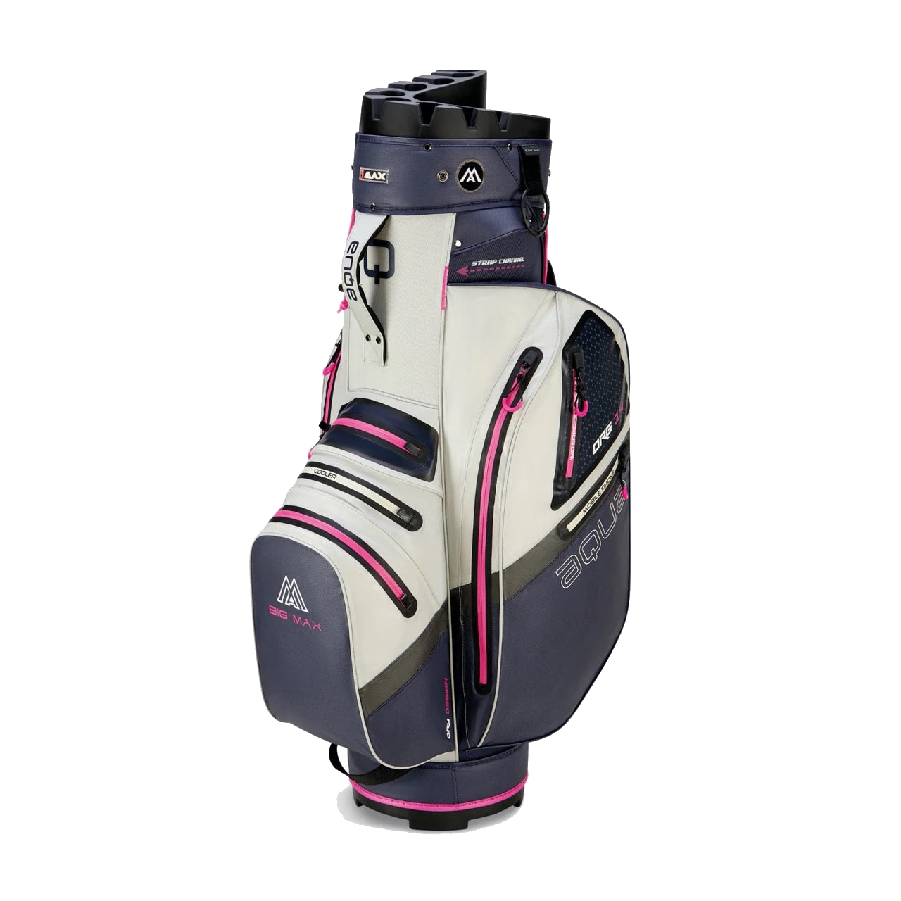 Borsa da golf Aqua Silencio 4 blu navy/bianco