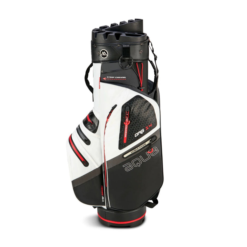 Aqua Silencio 4 cart bag black/white