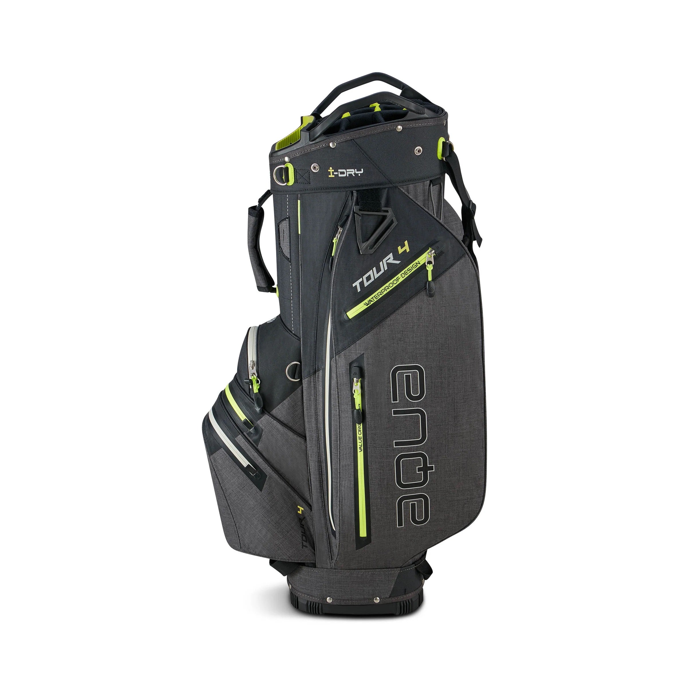 Aqua Tour 4 Cartbag Schwarz/Grau/Lime