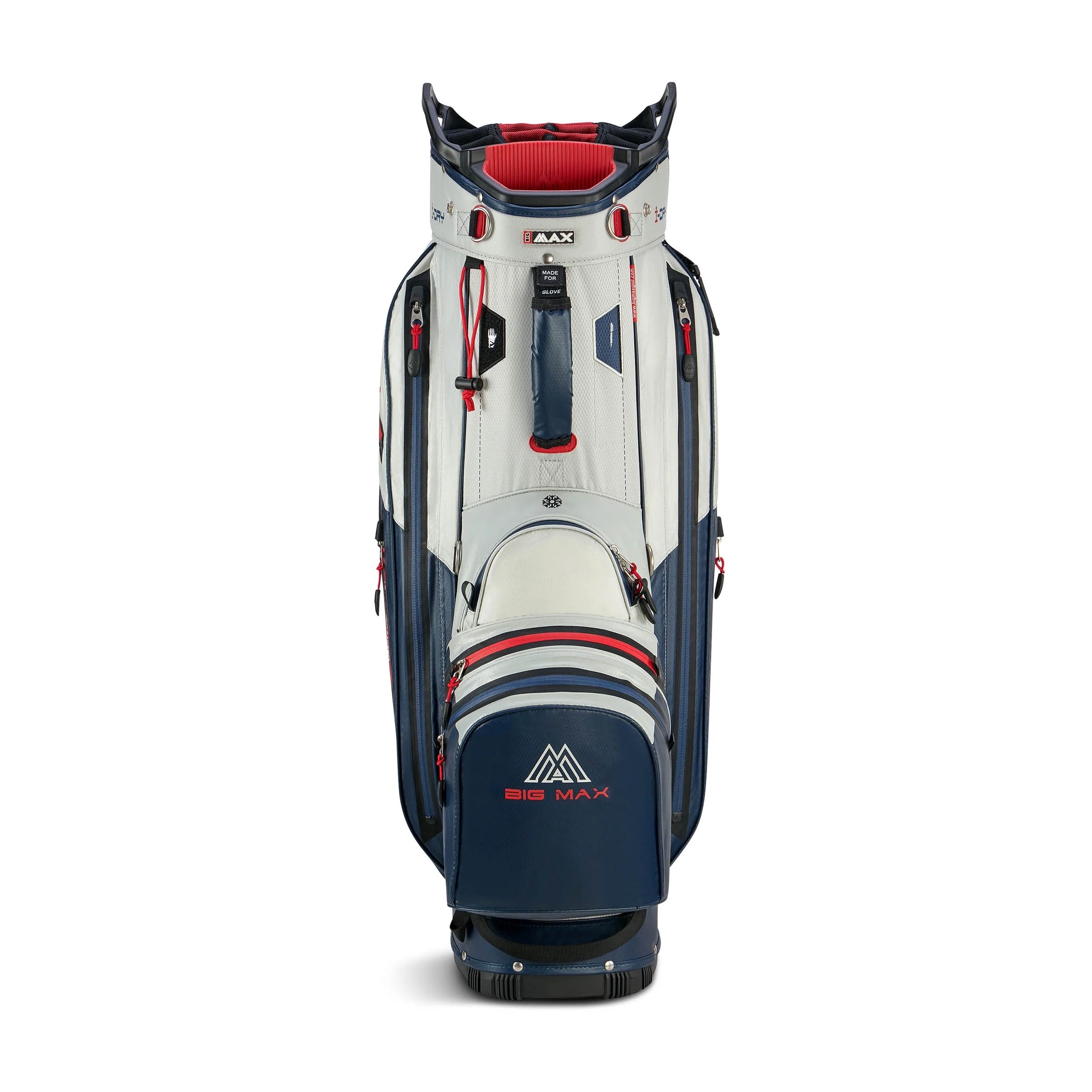 Aqua Tour 4 Cartbag Weiss/Navy/Rot