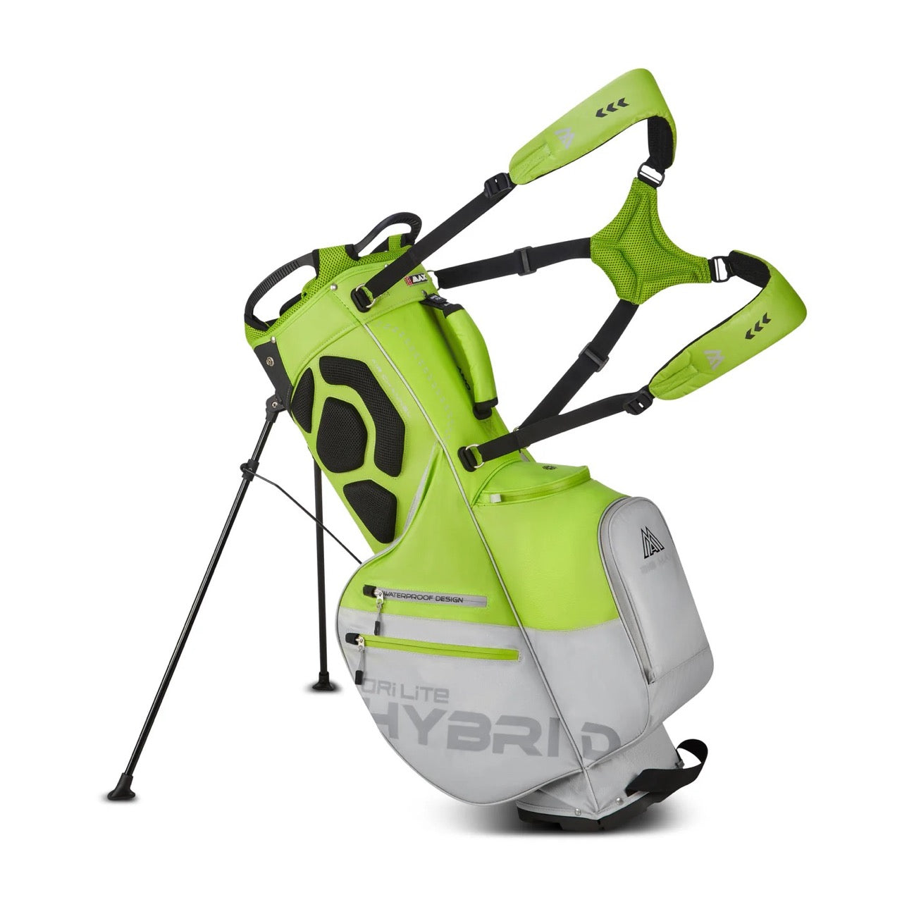 Dri Lite Hybrid Plus Stand Bag Green/Gray