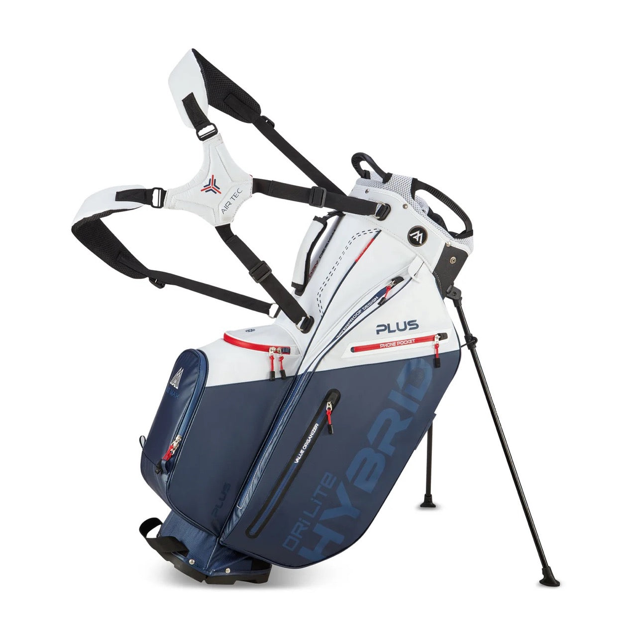 Dri Lite Hybrid Plus Stand Bag White/Navy
