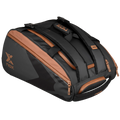Luxury Open Padel Racket Bag Black/Brown