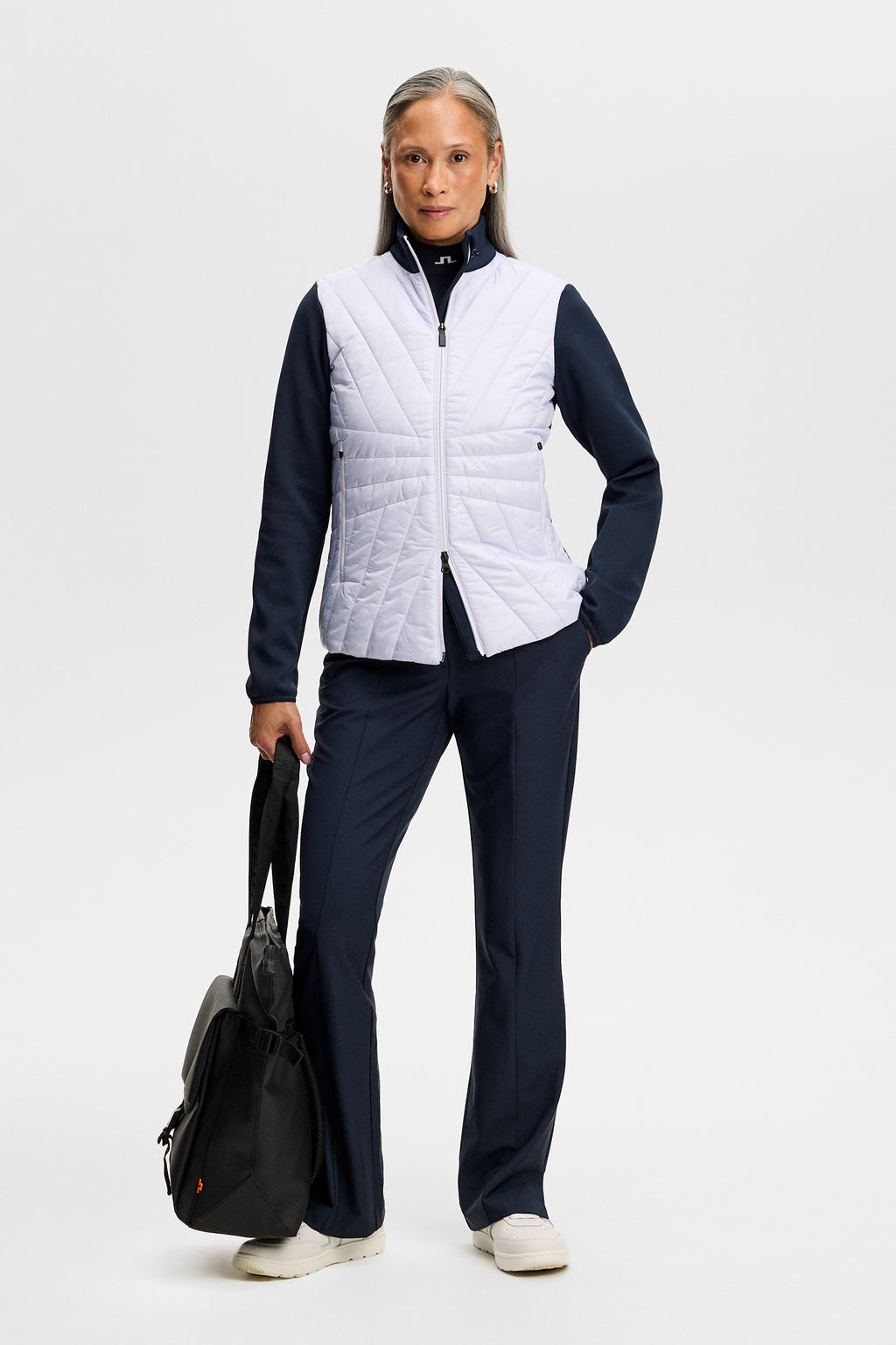 Holma Quilt Hybrid Jacke Damen Purple Heather