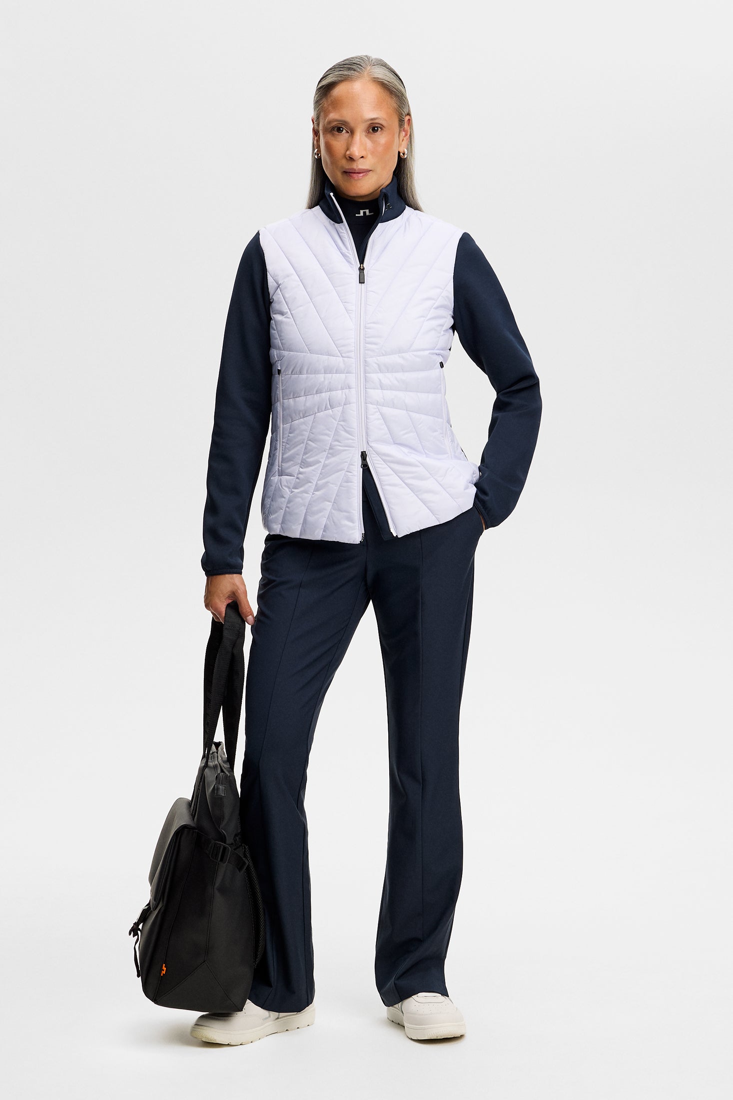 Holma Quilt Hybrid Jacke Damen Purple Heather