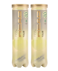 HEAD Tour Tennis Balls 4-Ball Can Double Pack