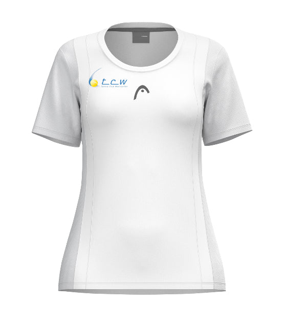 TC Wallisellen Tech T-Shirt Girls White including print