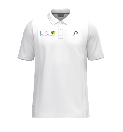 LTC Winterthur Tech Polo Shirt Men White including print