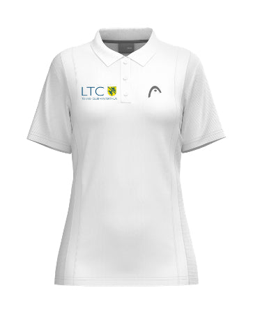 LTC Winterthur Tech Polo Shirt Women White including print