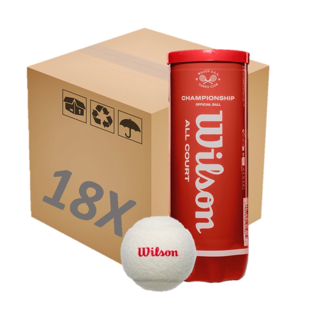 Championship Legacy Tennisbälle Weiss 18x 3er Dose