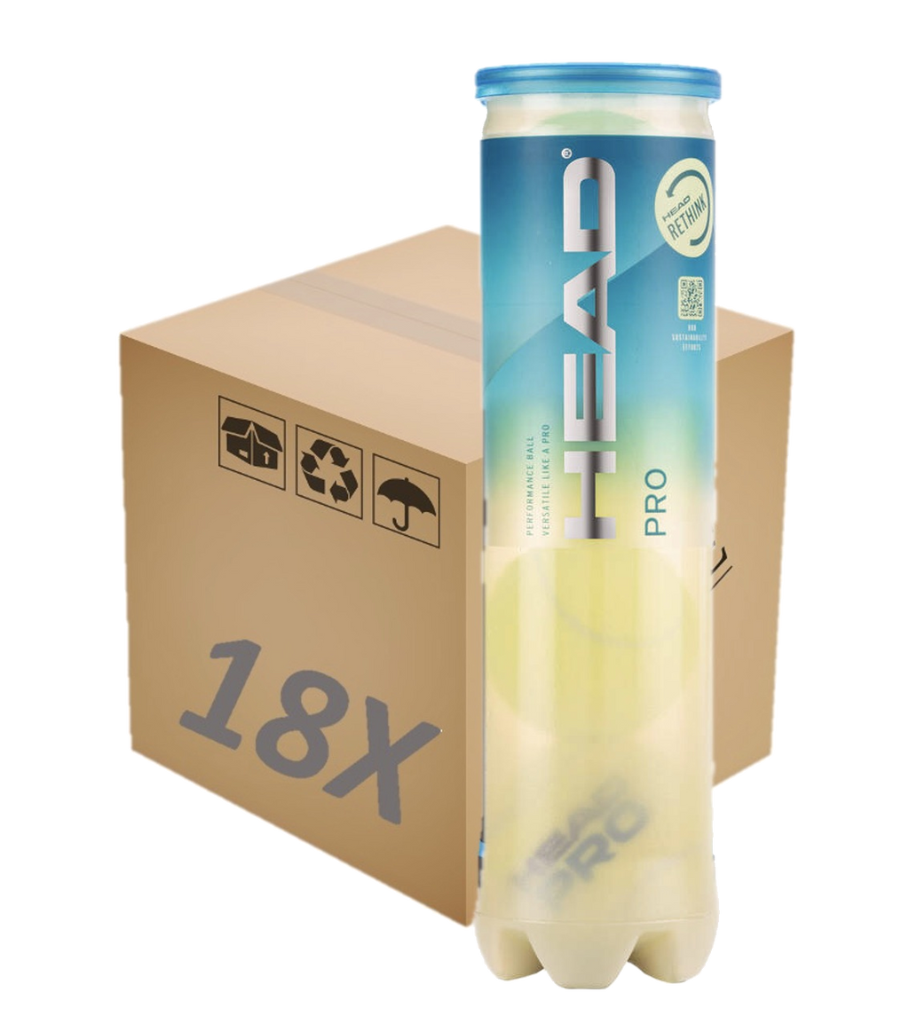 HEAD Pro 18x can of 4 tennis balls