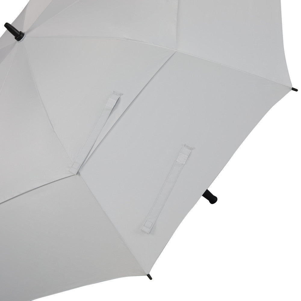 Golfschirm UV 50+ Silber/Anthrazit/Schwarz