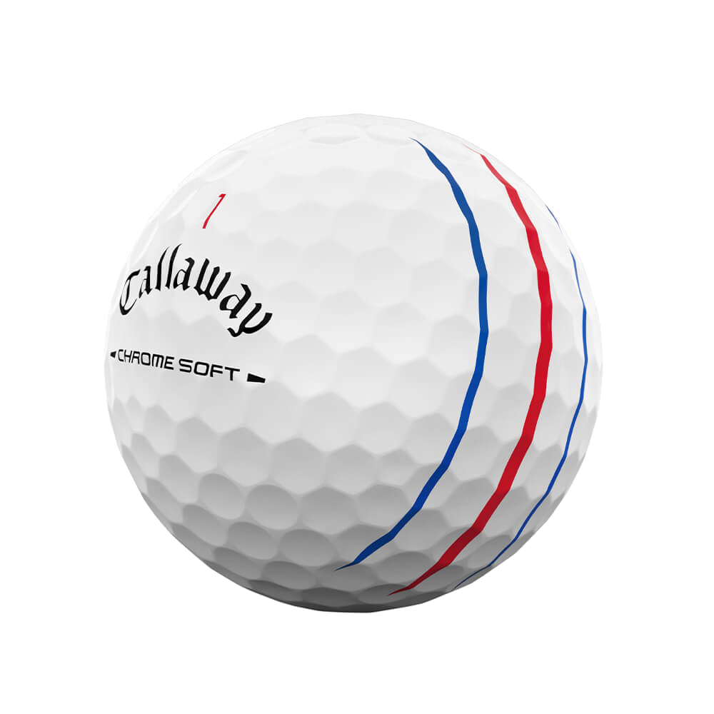Chrome Soft (2026) Triple Track DZ White Golf Balls